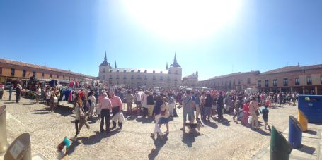 Plaza Mayor de Lerma, miercoles de mercado