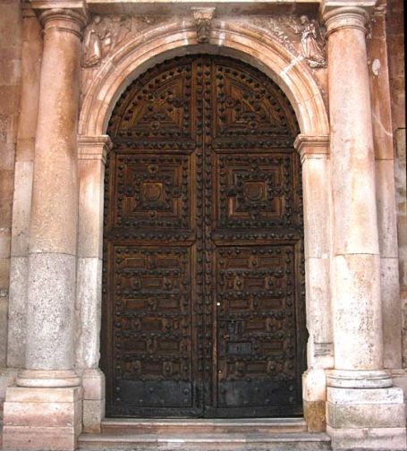 Ex-colegiata de San Pedro de Lerma, puerta original
